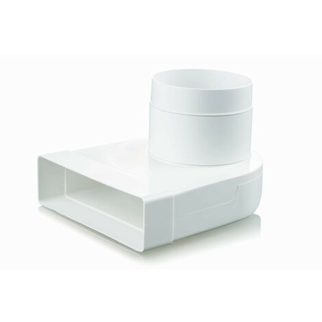 Chicane de tubulure 60 x 204 mm pour conduit de ventilation ø125 mm