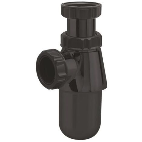 Siphon ø32 abs noir (1/2)