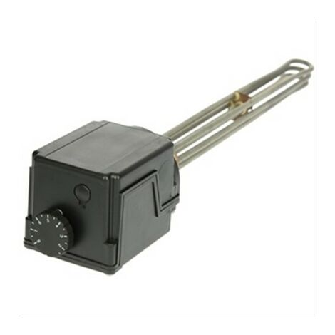 Résistance pour chauffe-eau électrique 3kW 230/400V – Réglable 5 à 80°C – Longueur 335mm – Inox 2.4858 pour pression max 10 bar