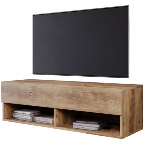 Selsey WANDER - Meuble TV - 100 cm - kastanien breslau - sans LED