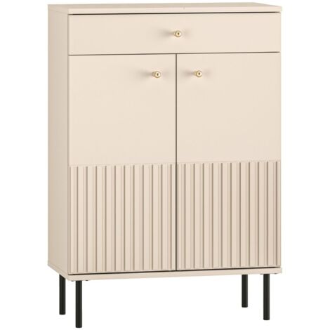 Selsey CALETTO - Meuble à chaussures avec tiroir 68 cm - beige (1/5)