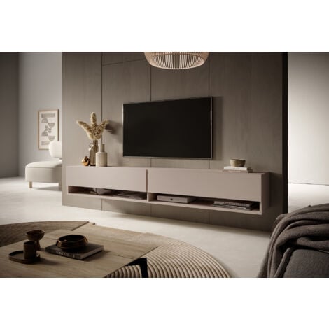 Selsey MIRRGO - Meuble TV - 200 cm - taupe (gris-beige)