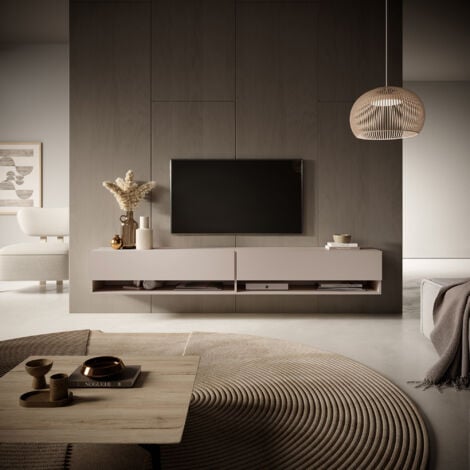 Selsey MIRRGO - Meuble TV - 200 cm - taupe (gris-beige)