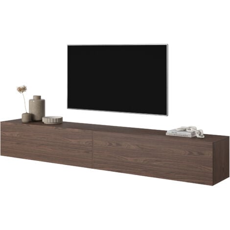 Selsey BISIRA - Meuble TV - 200 cm - Noyer