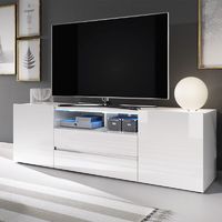 Selsey Gusto Meuble TV avec LED//Banc TV avec LED Lancaster, 137 cm