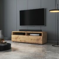 Selsey REDNAW - Meuble TV - 100 cm - chêne wotan - scandinave - moderne