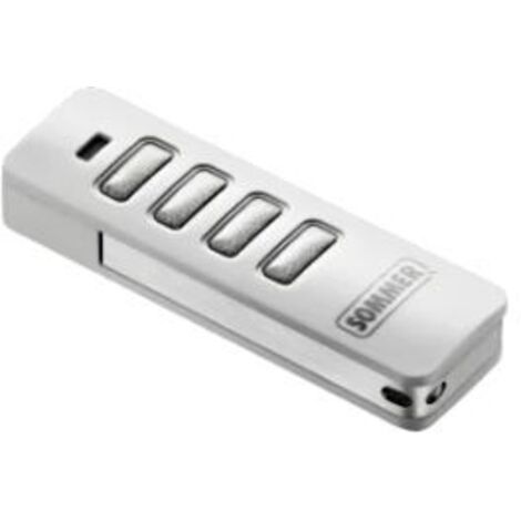 Sommer – Télécommande émetteur mural 4 canaux – Fréquence 868,8 MHz – Compatible avec récepteurs Somloq2 – 4019V021