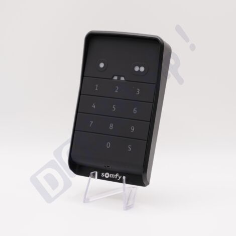 Clavier à Code Somfy 2 RTS 1870916 - Sécurité et Contrôle pour Portails et Portes de Garage - Technologie RTS - IP55 - 2 canaux - Fréquence 433,42 MHz