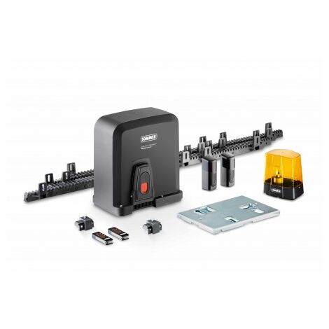 Sommer - kit motorisation starter s2 300kg avec 4m de crèmaillère +cellules 2 fils +feu led