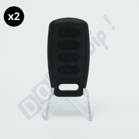 TELECO - Lot de 2 Télécommandes 4 canaux TVMIO868P04 – 868 MHz – Rolling Code – Compatible MIO/TVMIO – Remplace TXP et TVTXP - Programmation par Duplication (1/5)