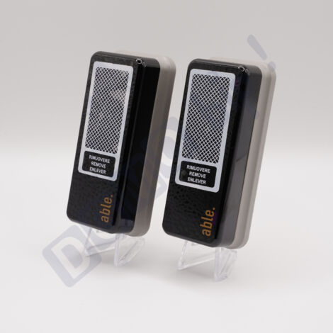 ABLE. / V2 PX XS 24 remplace la SENSIVA XS - Paire de photocellules infrarouges synchronisées pour portail battant ou coulissant  - Portée 20 m - Alimentation 12-24 Vac / 12-36 Vdc - IP55