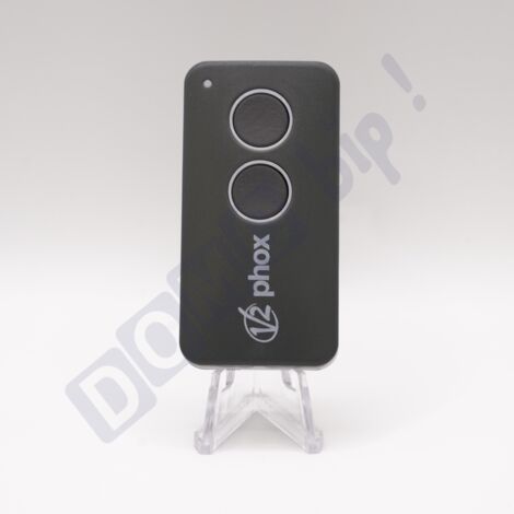 V2 PHOX 2 Contrat 17 - Télécommande 2 boutons Pour portails et garages - Rolling Code - 433,92 MHz - Compatible WALLY / MR2 - Utilisation uniquement sur contrat 17