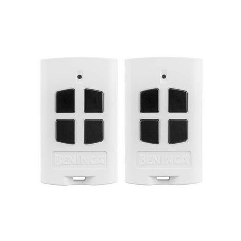 Beninca TO.GO 4 AK – Lot de 2 télécommandes 4 canaux 433,92 MHz pour portail/garage – Double codage ARC/Rolling Code – Compatible ONE.2WO / ONE.2WB / ONE.2WI / ONE.4WB (1/5)