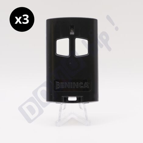 Beninca TO.GO 2 A – Lot de 3 télécommandes 2 canaux 433,92 MHz pour portail/garage – Codage ARC – Compatible ONE.2WO / ONE.2WB / ONE.2WI / ONE.4WB (1/5)