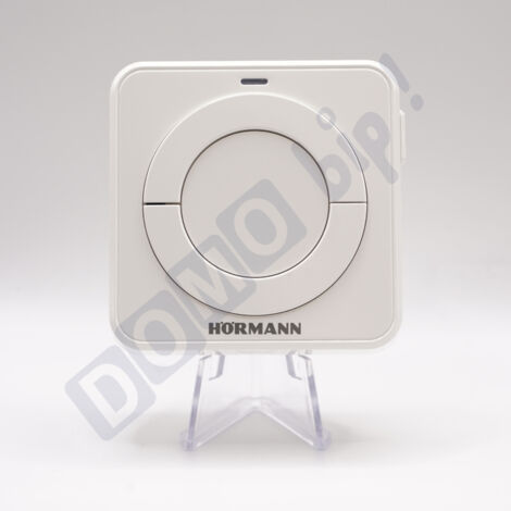 Bouton poussoir sans fil 2 canaux BiSecur – Commande murale sécurisée – Fréquence 868 MHz – Compatible motorisations Hörmann