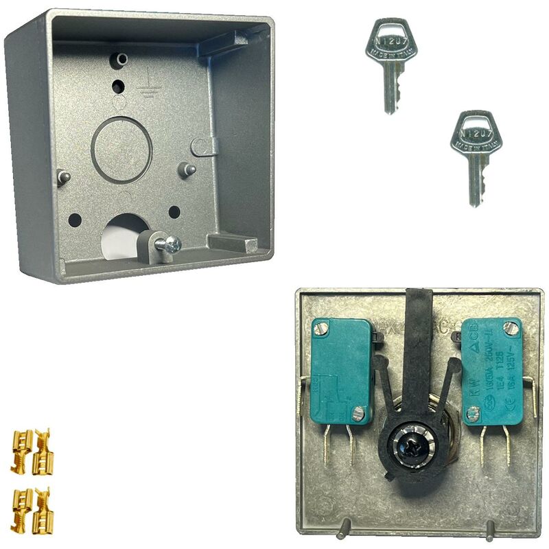 Selettore A Chiave Blocco Interruttore A Chiave Di Accensione Per Motore Fuoribordo Blocchetto Chiavi Moto - Foto 3