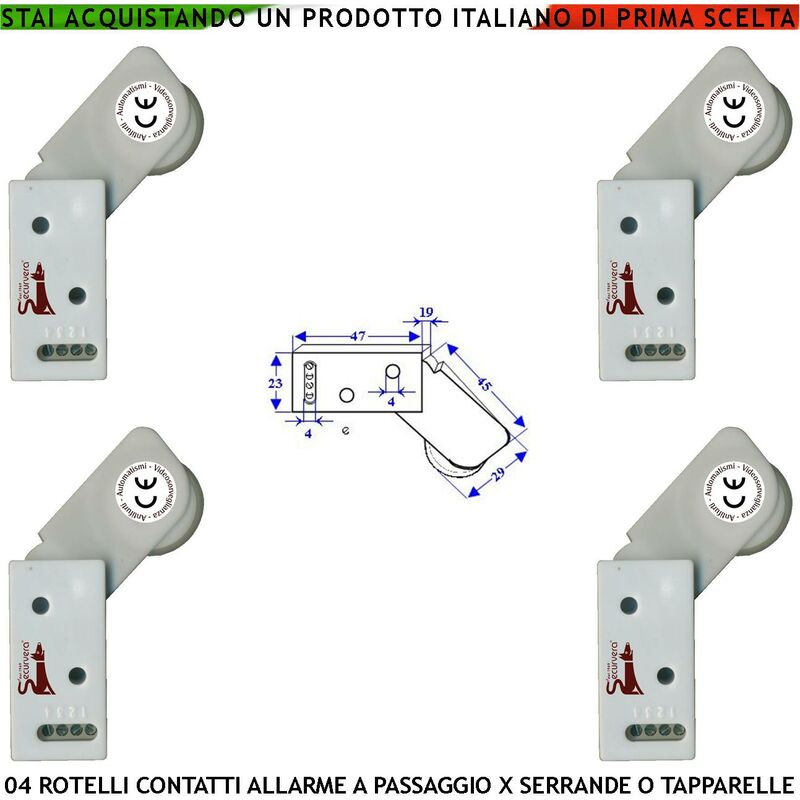 Eaton sensore fune contatti avvolgibili tapparelle cordicella - 471-CSA