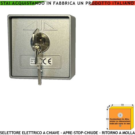 Interruttore A Chiave 2 Posizioni Oumefar | 22mm | 220V 5A | 1NO+1NC | Isolamento Ignifugo | Per Industriale - Foto 5