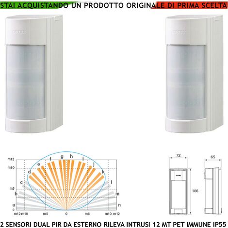 1-2 Torce da testa ricaricabili, mani libere, con sensore e luci COB, con due fasce luminose