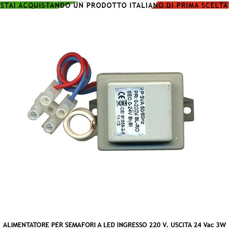 LAMPEGGIANTE LED 3W 12V / 220V CON ANTENNA INTEGRATA ESTERNO PER CANCELLO  IP65