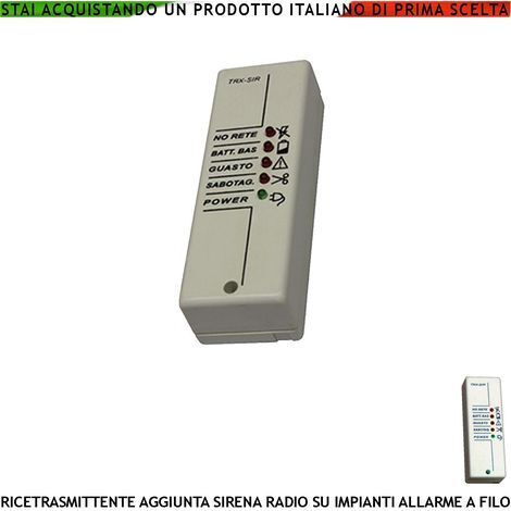 Rilevatore Movimento Intrusi doppio Infrarosso Via Radio 433,92 MHz Anti-jamming Portata 15 Metri Grandangolo Walk test Pir 40VR Codice Secur-Sydra GSM da Interno 17 Fasci Sensibili su 3 Livelli (1/5)