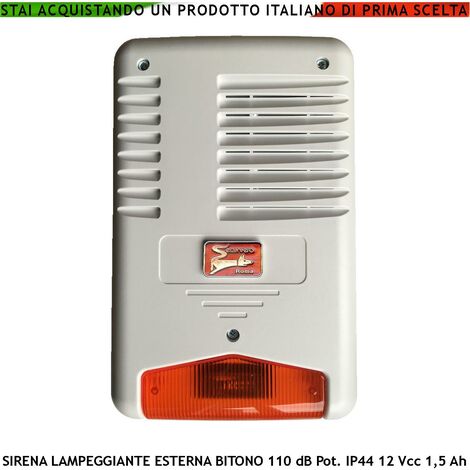 Sistema di Allarme per Auto 12V Wireless Sirena Elettronica Sirena