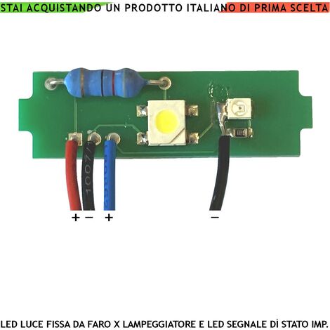 LAMPEGGIANTE A LED 9-15V 200MA BIANCO