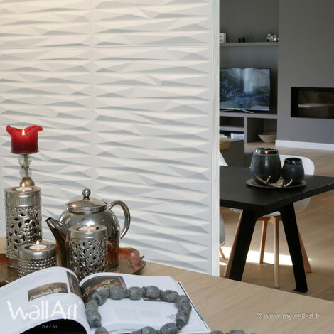 Paneles decorativos 3D Valeria Panel de pared + Pegamento WallArt