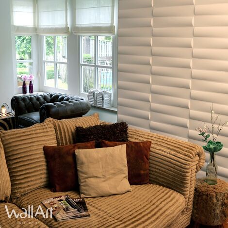 Paneles decorativos 3D Jayden Panel de pared + Pegamento WallArt