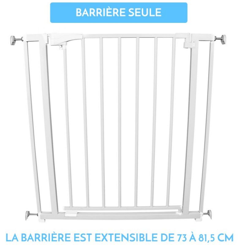 Barriere De Securite Extensible De 73 A 81 5 Cm Monsieur Bebe