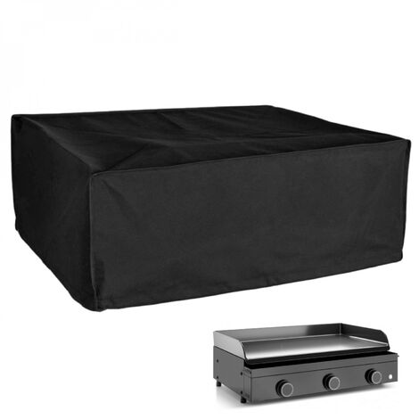 Linxor – Housse de protection pour plancha 75 x 60 x 30 cm – Imperméable et anti UV – Tissu Oxford 210D – Coutures renforcées – Noir