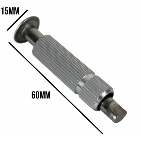 Lot de 5 pitons douilles escamotables en inox Ø 12 mm - Linxor