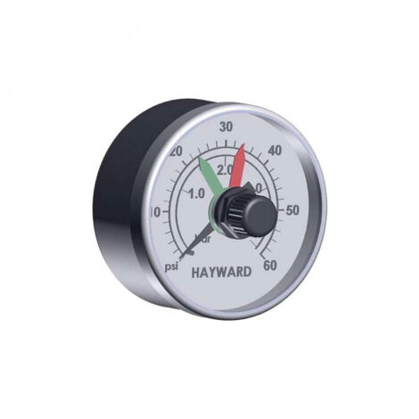 Manomètre pour filtre à sable piscine – Mesure pression hydraulique – Contrôle niveau encrassement filtre – Compatible filtres Hayward