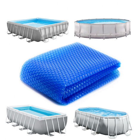 Linxor – Bâche à bulles ronde 6,10m pour piscine – 180 microns – Absorption chaleur – Réduction évaporation 90% – Protection contre impuretés