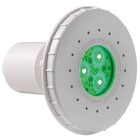 Projecteur à LED RGB 15W pour piscine liner – 3 LED haute intensité – Angle de diffusion 120° – Niche en polypropylène renforcé – SCP - 3429LEDRGB (1/5)