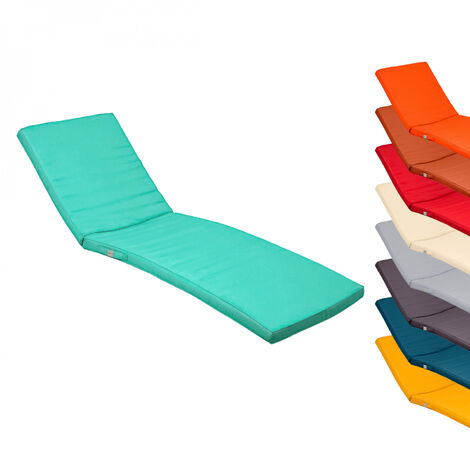 Linxor – Coussin déhoussable pour bain de soleil – Dimensions 183 x 60 cm – Tissu Oxford 180 gsm – Épaisseur 5 cm – Imperméable et respirant