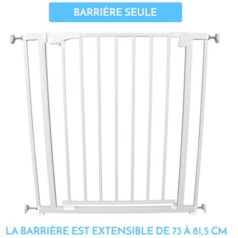 Barriere De Securite Extensible De 73 A 81 5 Cm Monsieur Bebe