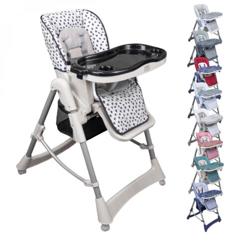 Chaise haute bébé pliable réglable hauteur dossier tablette - Ptit - Cléo - Monsieur Bébé