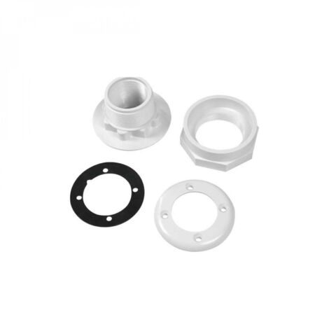 Prise balai pour piscine liner avec écrou - Blanc - SP1408E - Hayward