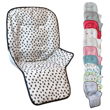 Housse d'assise pour chaise haute bébé – Rembourrage 100% polyester – Largeur 31cm – Longueur 27cm – Lavable en machine – Monsieur Bébé