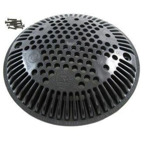 Hayward – Bonde de piscine anti vortex WGX1048EGA – Diamètre 195 mm – Hauteur 35 mm – Entraxe 157 mm – ABS gris foncé