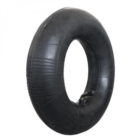 Linxor – Chambre à air coudée 4.00 / 3.50 - 6 pour brouette, diable, chariot, tondeuse – Valve coudée pour accès facilité – Caoutchouc robuste (1/4)
