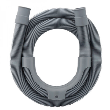Tuyau de vidange, d'évacuation universel pour machine à laver, lave vaisselle - Gris - 1,5 m - Linxor (1/4)