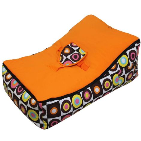 Transat Pouf Bebe Avec 2 Poches De Rangement Poignee De Transport Et 2 Assises Funky Monsieur Bebe