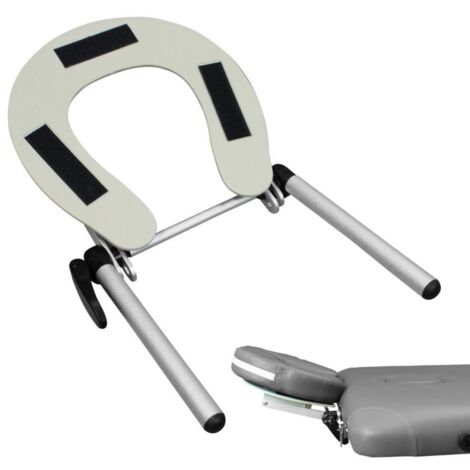 Support têtière, appuie tête en aluminium pour table de massage - Vivezen