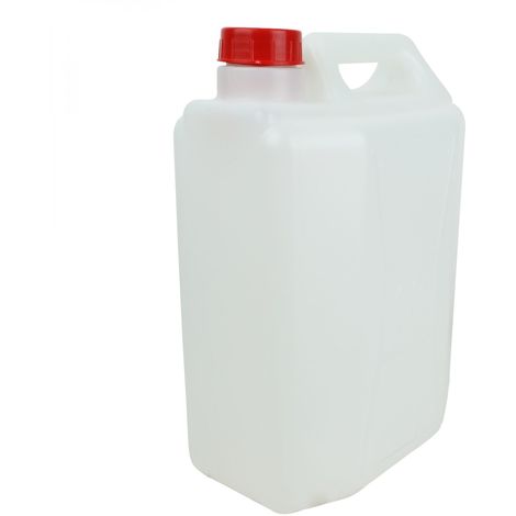 Bidon en plastique (PEHD) pour usage alimentaire avec bouchon - 10L - Linxor