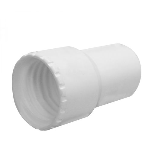Embout en PVC pour tuyau flottant de piscine - Diam 32 mm - Blanc - Linxor