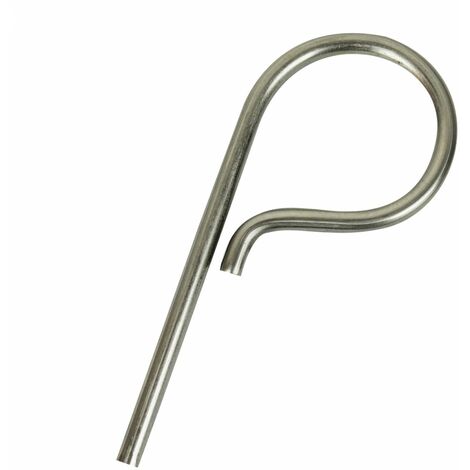 Linxor – Lot de 20 pitons P Standard inox 12 cm – Fixation bâches piscine sur gazon, terre, gravier – Résistance à la rouille et humidité (1/2)