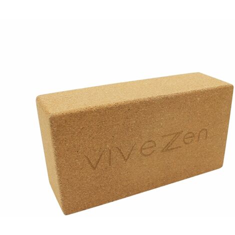 Brique, bloc de yoga 22,5 x 12 x 7,4 cm - Liège - Vivezen