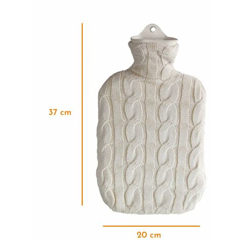 Bouillotte En Caoutchouc Sänger - 2 Litres - Bleue - 20x37 Cm Environ - Neuf